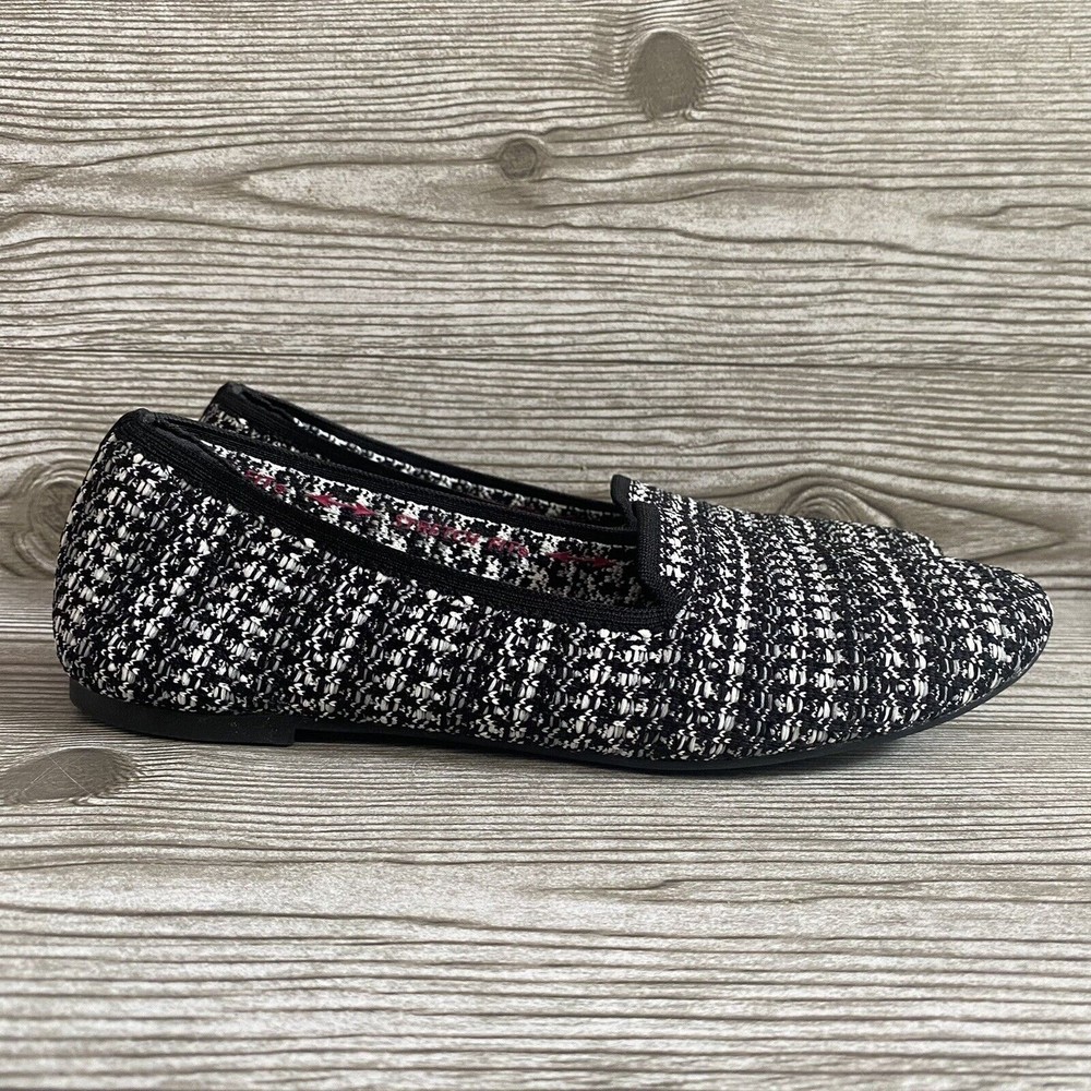 Skechers Womens Cleo Round Our Moment Knit Mem Foam Ballet Flats Size 10 158131